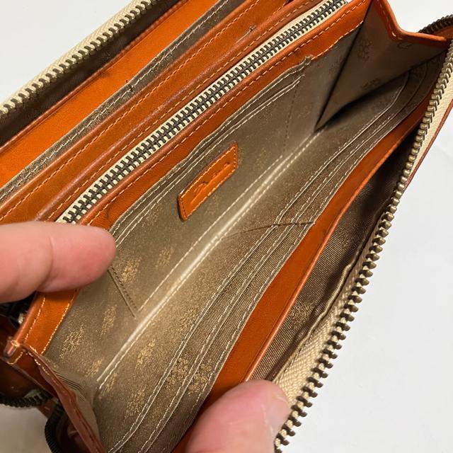 【DAKOTA / ダコタ】 レザー / ラウンドファスナー 長財布 / 茶 本革 < ブランド  【DAKOTA / ダコタ】 レザー / ラウンドファスナー 長財布 / 茶 本革 < ブランドの