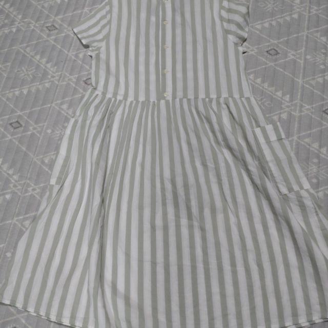 ehkasopo ストライプ柄半袖ワンピース < 女性ファッション ehkasopo ストライプ柄半袖ワンピース < 女性ファッションの