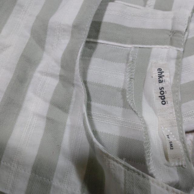 ehkasopo ストライプ柄半袖ワンピース < 女性ファッション ehkasopo ストライプ柄半袖ワンピース < 女性ファッションの