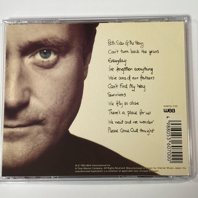 Phil Collins / Both Sides < CD/DVD/ビデオ Phil Collins / Both Sides < CD/DVD/ビデオの