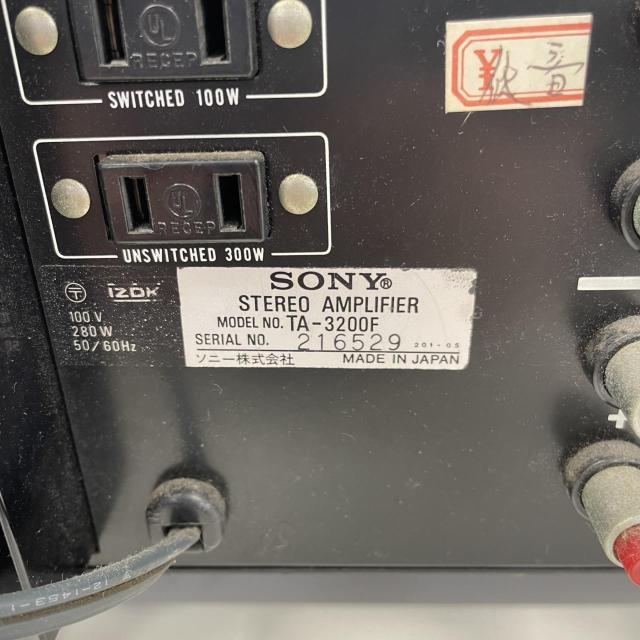 772097/SONY �\�j�[ STEREO AMPLIFIER TA-3200F �A���v �� �Ɠd/AV�� 