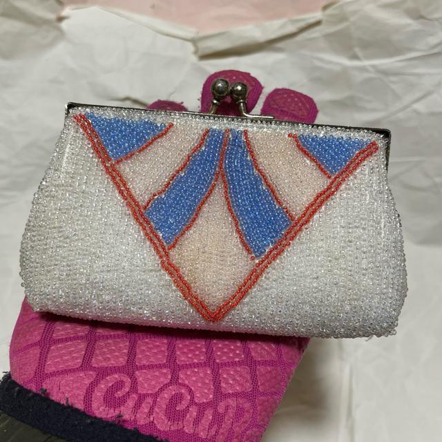 【希少】 ヴィンテージ ビーズ コインケース がま口 総ビーズ アンティーク 昭和レトロ マルチカラー < 女性ファッション 【希少】 ヴィンテージ ビーズ コインケース がま口 総ビーズ アンティーク 昭和レトロ マルチカラー < 女性ファッションの