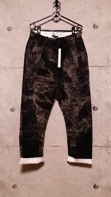 新品KMRIIケムリ Layered Twill Stretch Pants 3 BLACKKHAKI < ブランド  新品KMRIIケムリ Layered Twill Stretch Pants 3 BLACKKHAKI  < ブランドの