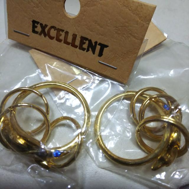 新品★ブルーラインストーン付イルカのキーリング/ゴールド < 女性ファッション  新品★ブルーラインストーン付イルカのキーリング/ゴールド < 女性ファッションの