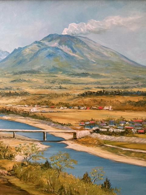 絵画 油彩 沼田信介 『浅間山』 真作保証 原画 < ホビー 絵画 油彩 沼田信介 『浅間山』 真作保証 原画 < ホビーの