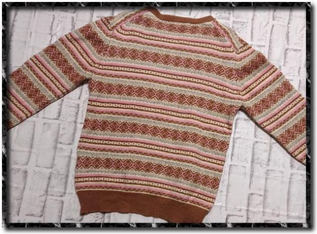 リズムオブライフユナイテッドアローズ ジャガードニット < ブランド リズムオブライフユナイテッドアローズ ジャガードニット < ブランドの