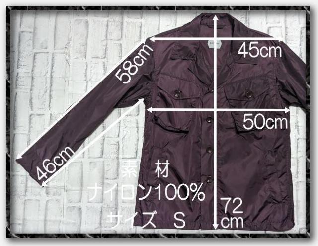 ドゥクラッセ ナイロンジャケット ワインレッド < 男性ファッション  ドゥクラッセ ナイロンジャケット ワインレッド < 男性ファッションの