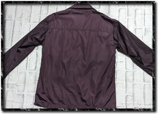 ドゥクラッセ ナイロンジャケット ワインレッド < 男性ファッション  ドゥクラッセ ナイロンジャケット ワインレッド < 男性ファッションの