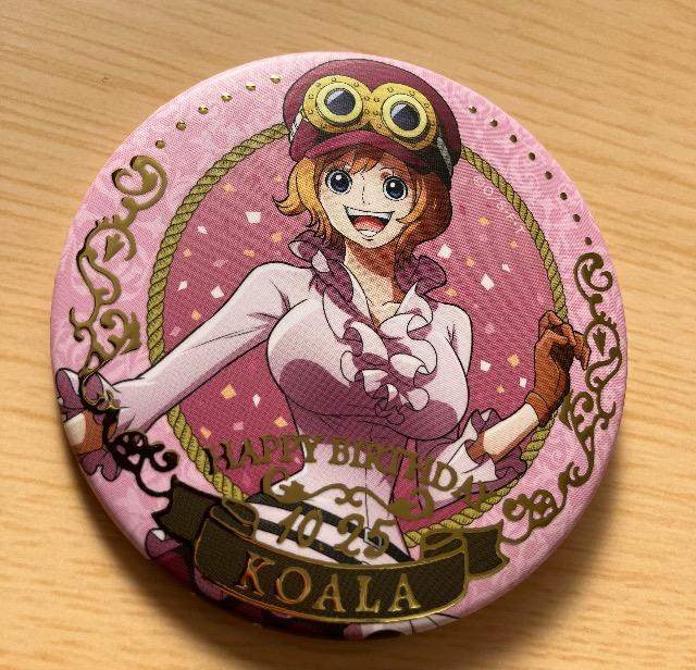 ONE PIECEワンピース☆コアラバースデージュエリー缶バッジ2個セット < アニメ/コミック/キャラクター  ONE PIECEワンピース☆コアラバースデージュエリー缶バッジ2個セット < アニメ/コミック/キャラクターの
