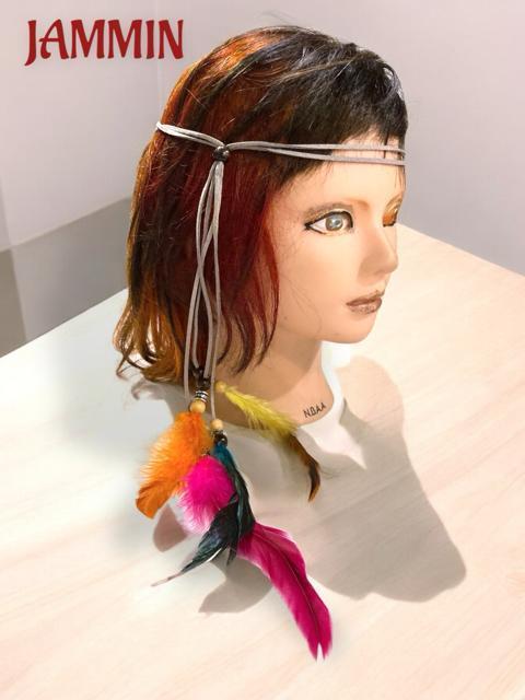羽根付きヒッピーバンド アジアン ヒッピー 衣装 エスニック 羽根 < 女性アクセサリー/時計  羽根付きヒッピーバンド アジアン ヒッピー 衣装 エスニック 羽根 < 女性アクセサリー/時計の