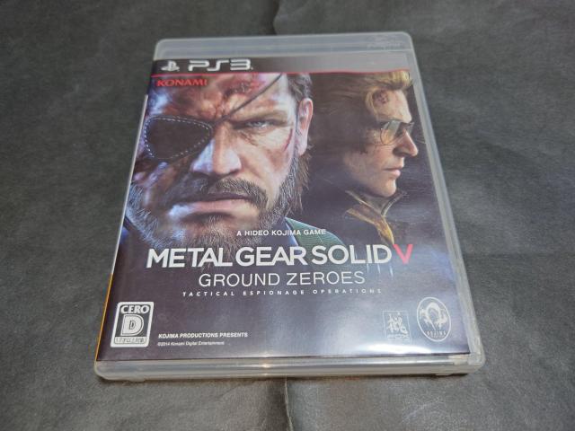 PS3 METAL GEAR SOLID V : GROUND ZEROES / メタルギアソリッドV グラウンド・ゼロズ < ゲーム本体/ソフト  PS3 METAL GEAR SOLID V : GROUND ZEROES / メタルギアソリッドV グラウンド・ゼロズ  < ゲーム本体/ソフトの
