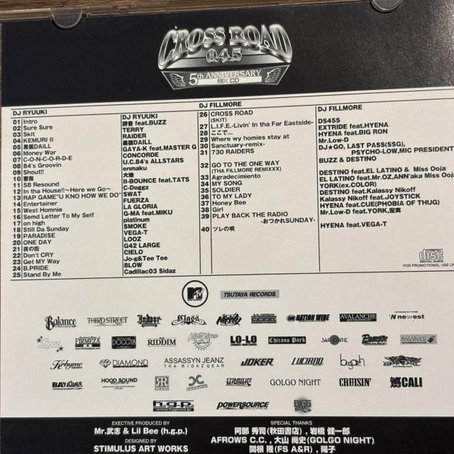 【CROSS ROAD 045 ~5th ANNIVERSARY MIX CD~ < CD/DVD/ビデオ 【CROSS ROAD 045 ~5th ANNIVERSARY MIX CD~ < CD/DVD/ビデオの