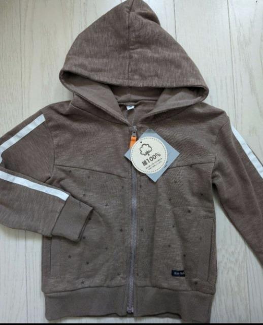 110★PATAGON★綿100%★ジップアップパーカー★新品★送料無料 < キッズ/ベビー  110★PATAGON★綿100%★ジップアップパーカー★新品★送料無料 < キッズ/ベビーの