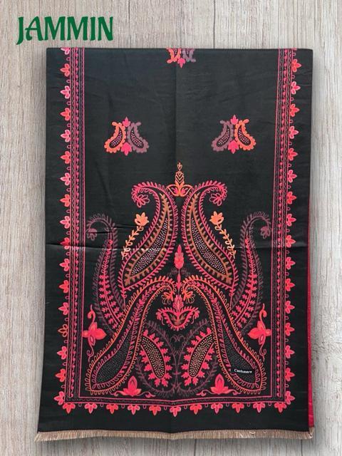 ペーズリー柄カシミヤストール アジアン マフラー エスニック ストール カシミア < 女性ファッション  ペーズリー柄カシミヤストール アジアン マフラー エスニック ストール カシミア < 女性ファッションの