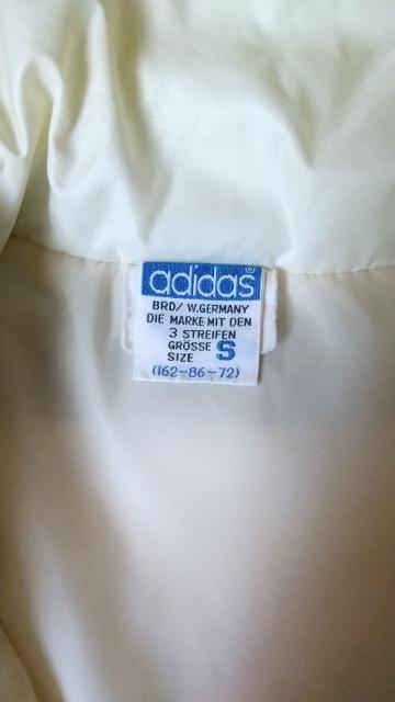 80s adidas中綿入りジャケット難有りS < ブランド 80s adidas中綿入りジャケット難有りS < ブランドの
