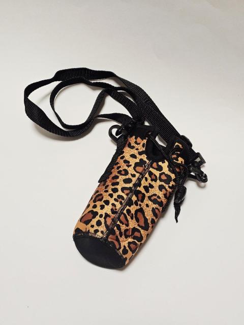 レオパード柄 ペットボトルカバー ショルダーヒモ付き 豹柄 ギャル < 女性ファッション レオパード柄 ペットボトルカバー ショルダーヒモ付き 豹柄 ギャル < 女性ファッションの