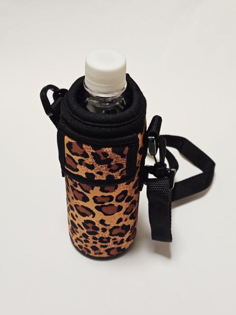 レオパード柄 ペットボトルカバー ショルダーヒモ付き 豹柄 ギャル < 女性ファッション レオパード柄 ペットボトルカバー ショルダーヒモ付き 豹柄 ギャル < 女性ファッションの