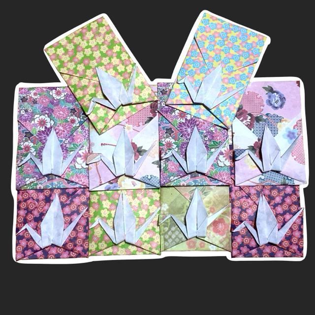 ハンドメイド 折り紙飾り 鶴 ポチ袋 10個 < ペット/手芸/園芸 ハンドメイド 折り紙飾り 鶴 ポチ袋 10個 < ペット/手芸/園芸の