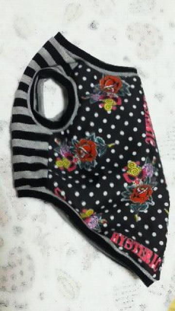 ハンドメイド*ヒスミニTシャツ*バラ ドット・ボーダー・犬用*L < ペット/手芸/園芸  ハンドメイド*ヒスミニTシャツ*バラ ドット・ボーダー・犬用*L < ペット/手芸/園芸の