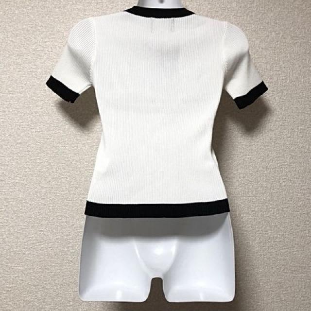 【新品/HiP ROCKER】唇刺繍入バイカラーリブニット < ブランド  【新品/HiP ROCKER】唇刺繍入バイカラーリブニット < ブランドの