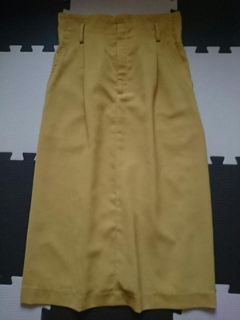 grove グローブ☆ロングスカート★マスタード イエロー系☆ギャザー★ < ブランド  grove グローブ☆ロングスカート★マスタード イエロー系☆ギャザー★ < ブランドの