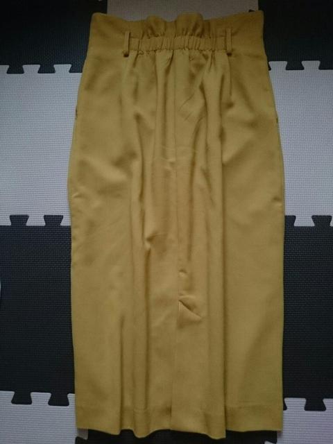 grove グローブ☆ロングスカート★マスタード イエロー系☆ギャザー★ < ブランド  grove グローブ☆ロングスカート★マスタード イエロー系☆ギャザー★ < ブランドの
