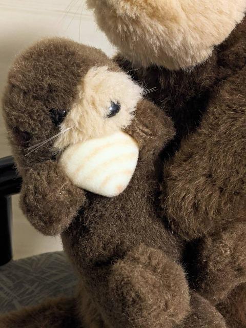 昭和レトロ/たけのこ/ラッコ親子/ラッコ/ぬいぐるみ/ジョイフルメイツ < おもちゃ  昭和レトロ/たけのこ/ラッコ親子/ラッコ/ぬいぐるみ/ジョイフルメイツ < おもちゃの