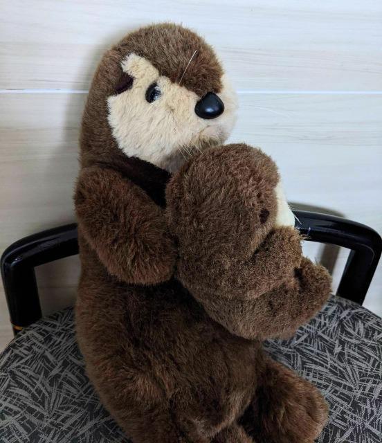 昭和レトロ/たけのこ/ラッコ親子/ラッコ/ぬいぐるみ/ジョイフルメイツ < おもちゃ  昭和レトロ/たけのこ/ラッコ親子/ラッコ/ぬいぐるみ/ジョイフルメイツ < おもちゃの