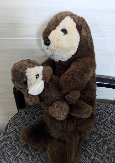 昭和レトロ/たけのこ/ラッコ親子/ラッコ/ぬいぐるみ/ジョイフルメイツ < おもちゃ  昭和レトロ/たけのこ/ラッコ親子/ラッコ/ぬいぐるみ/ジョイフルメイツ < おもちゃの