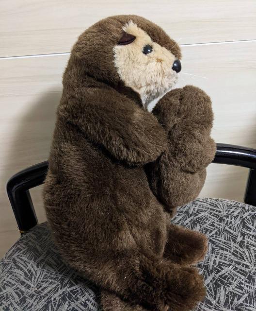 昭和レトロ/たけのこ/ラッコ親子/ラッコ/ぬいぐるみ/ジョイフルメイツ < おもちゃ  昭和レトロ/たけのこ/ラッコ親子/ラッコ/ぬいぐるみ/ジョイフルメイツ < おもちゃの