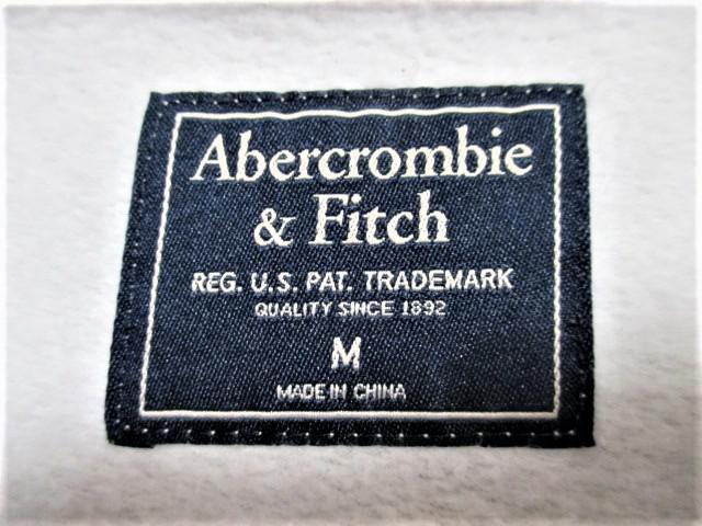 ☆Abercrombie&Fitch アバークロンビーアンドフィッチ テープ ロゴ プリント プルオーバー パーカー/メンズ/M < ブランド  ☆Abercrombie&Fitch アバークロンビーアンドフィッチ テープ ロゴ プリント プルオーバー パーカー/メンズ/M < ブランドの