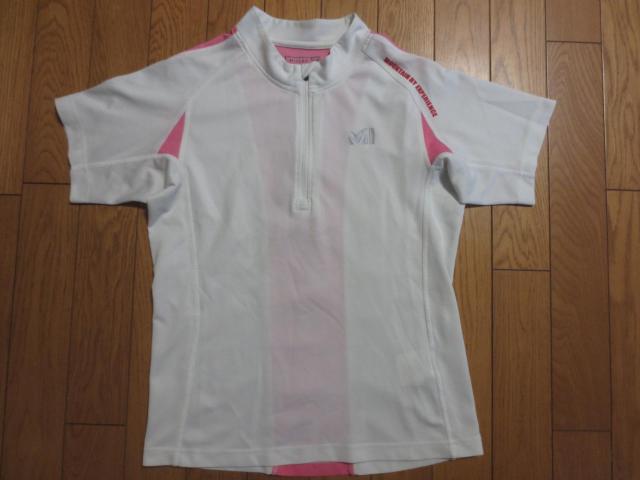 MILLET ミレー ポリエステル ジップアップ 半袖 シャツ ウエア JP M < レジャー/スポーツ MILLET ミレー ポリエステル ジップアップ 半袖 シャツ ウエア JP M < レジャー/スポーツの