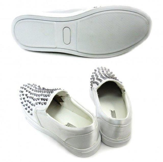 1円~C223新品Love Hunterスタッズ/スリッポンスニーカー25.5a白♂ < 男性ファッション 1円~C223新品Love Hunterスタッズ/スリッポンスニーカー25.5a白♂ < 男性ファッションの