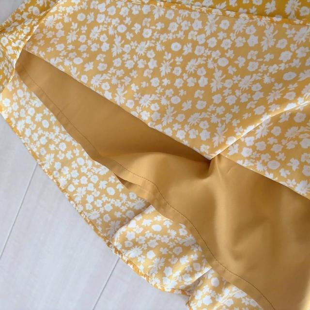 ◆Ray BEAMS/レイビームス◆フラワープリントロングスカート★イエロー0サイズ*夏秋コーデ♪美品 < ブランド  ◆Ray BEAMS/レイビームス◆フラワープリントロングスカート★イエロー0サイズ*夏秋コーデ♪美品 < ブランドの