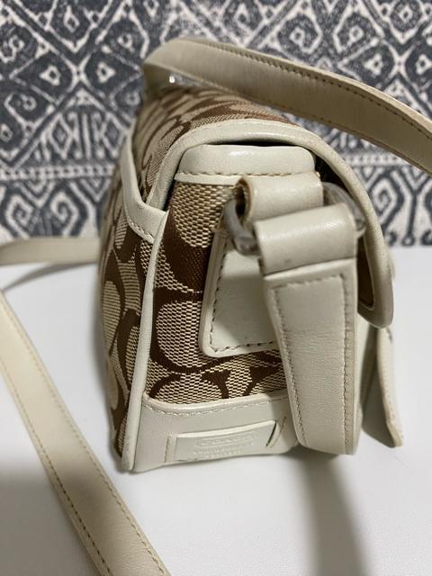 【中古品】COACH コーチ キャンバス×レザー ショルダーバッグ 斜め掛け < ブランド  【中古品】COACH コーチ キャンバス×レザー ショルダーバッグ 斜め掛け < ブランドの
