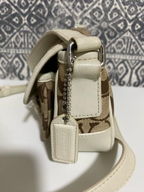 【中古品】COACH コーチ キャンバス×レザー ショルダーバッグ 斜め掛け < ブランド  【中古品】COACH コーチ キャンバス×レザー ショルダーバッグ 斜め掛け < ブランドの