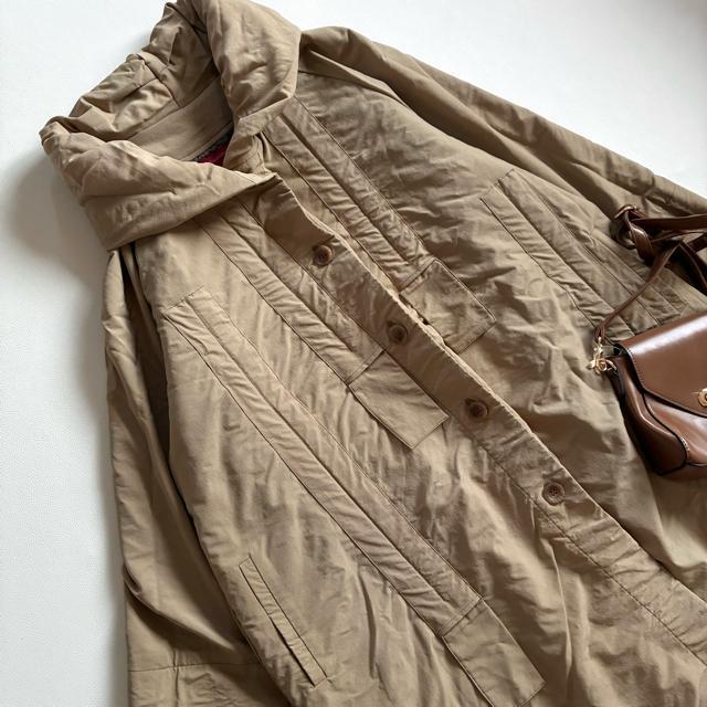 ◆極美品◆akaneあむう◆大きいサイズ感◆中綿ロングコート◆ベージュ◆フリー < 女性ファッション ◆極美品◆akaneあむう◆大きいサイズ感◆中綿ロングコート◆ベージュ◆フリー < 女性ファッションの