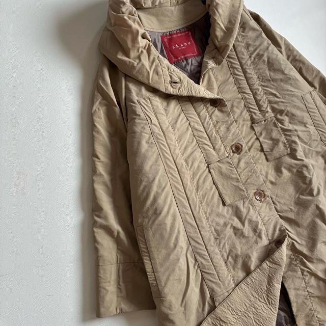 ◆極美品◆akaneあむう◆大きいサイズ感◆中綿ロングコート◆ベージュ◆フリー < 女性ファッション ◆極美品◆akaneあむう◆大きいサイズ感◆中綿ロングコート◆ベージュ◆フリー < 女性ファッションの