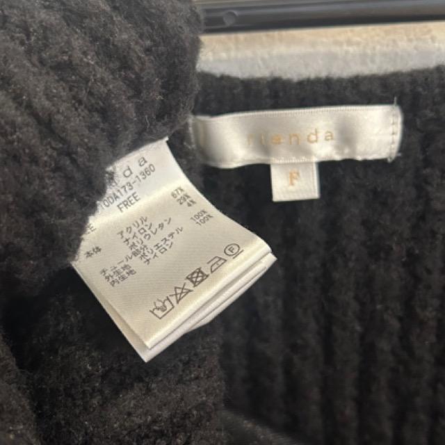 rienda★MIXチュールニットワンピース★ < ブランド rienda★MIXチュールニットワンピース★ < ブランドの