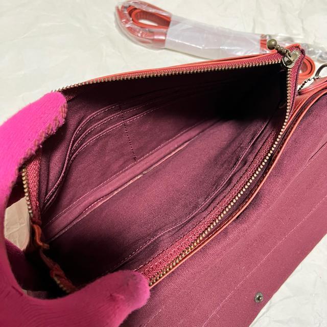 【美品】【b3Labo】 栃木レザー お財布ショルダー 2WAYウォレットバッグ 革 クラッチバッグ < 女性ファッション 【美品】【b3Labo】 栃木レザー お財布ショルダー 2WAYウォレットバッグ 革 クラッチバッグ < 女性ファッションの