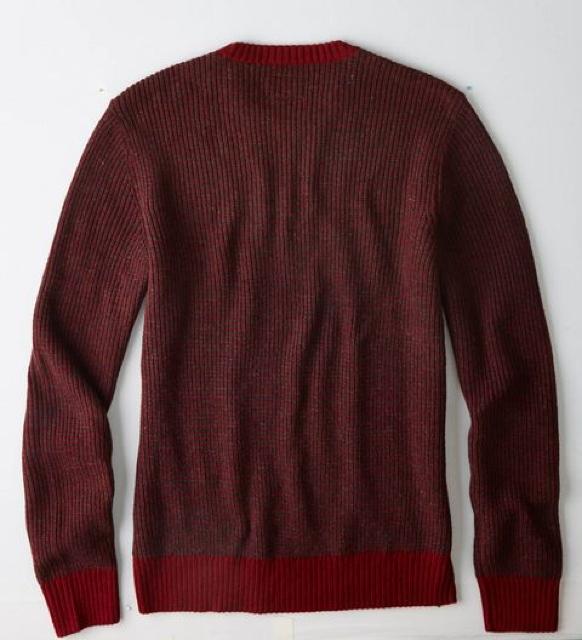 【American Eagle】Vintage AEOテクスチャークルーネックセーター XL/バーガンディ < ブランド 【American Eagle】Vintage AEOテクスチャークルーネックセーター XL/バーガンディ < ブランドの