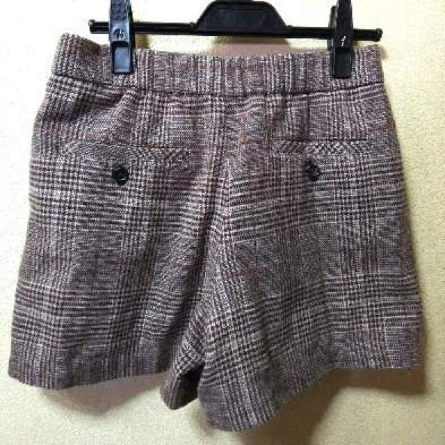 アースミュージックエコロジー★茶系チェックショーパンS < ブランド  アースミュージックエコロジー★茶系チェックショーパンS < ブランドの