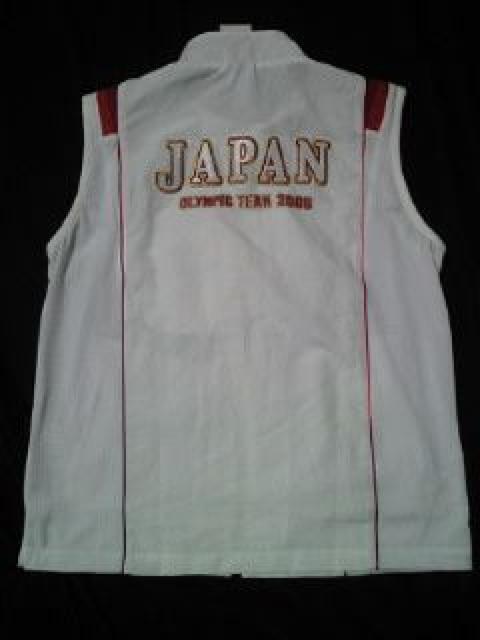 mizuno ミズノ オリンピック 日本代表 ベスト ジャンパー ホワイト Lサイズ < 男性ファッション  mizuno ミズノ オリンピック 日本代表 ベスト ジャンパー ホワイト Lサイズ < 男性ファッションの