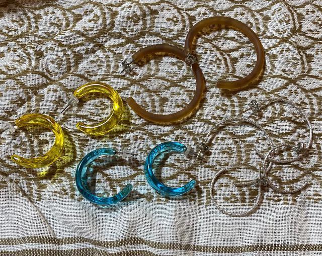 フープピアス纏め売り 未使用 < 女性アクセサリー/時計  フープピアス纏め売り 未使用 < 女性アクセサリー/時計の