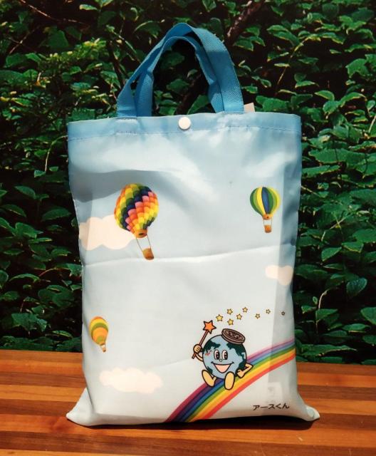 東京都水道局 ノベルティ アースくん ナイロン A4 縦型エコバッグ < ホビー  東京都水道局 ノベルティ アースくん ナイロン A4 縦型エコバッグ < ホビーの