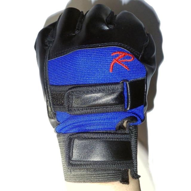 ツーリングに ライダース フィンガーレス レザーグローブ 半指 手袋 青色 R < 男性ファッション  ツーリングに ライダース フィンガーレス レザーグローブ 半指 手袋 青色 R < 男性ファッションの
