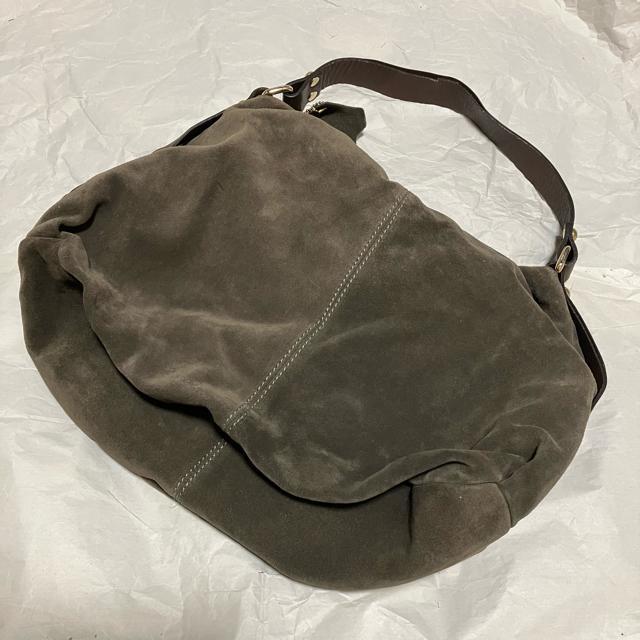 【minelli】 上質スエード × レザー イタリア製 ショルダーバッグ < 女性ファッション 【minelli】 上質スエード × レザー イタリア製 ショルダーバッグ < 女性ファッションの