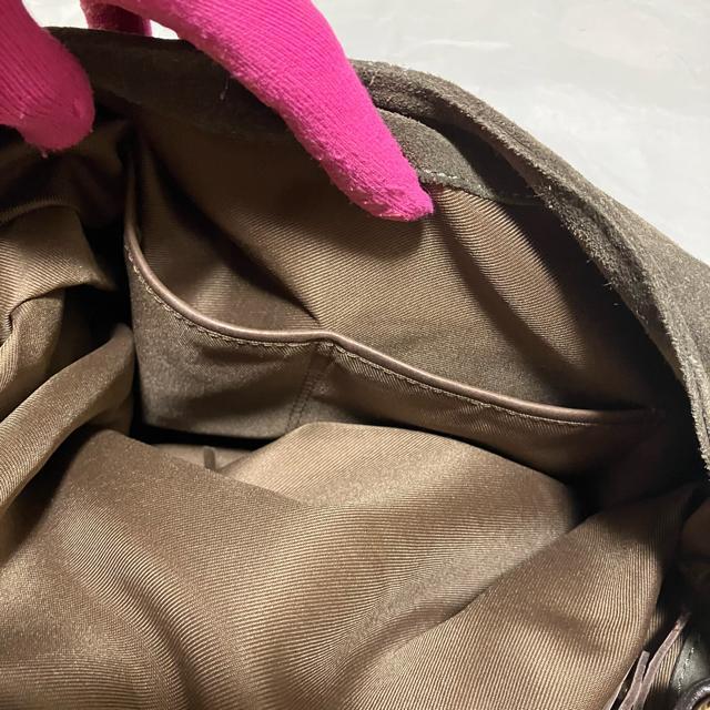 【minelli】 上質スエード × レザー イタリア製 ショルダーバッグ < 女性ファッション 【minelli】 上質スエード × レザー イタリア製 ショルダーバッグ < 女性ファッションの