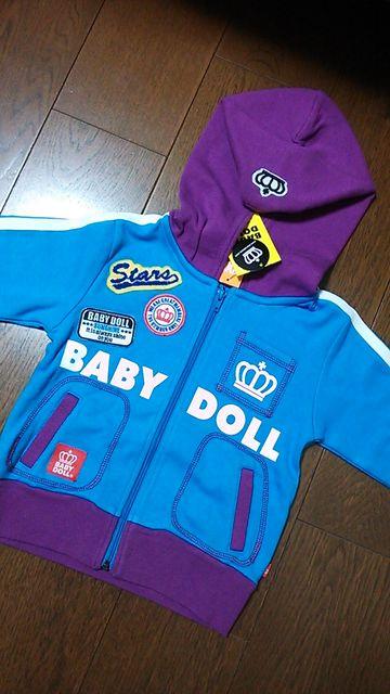 新品スティッチワッペンパーカー100青ベビドBABYDOLLベビードール < ブランド 新品スティッチワッペンパーカー100青ベビドBABYDOLLベビードール < ブランドの