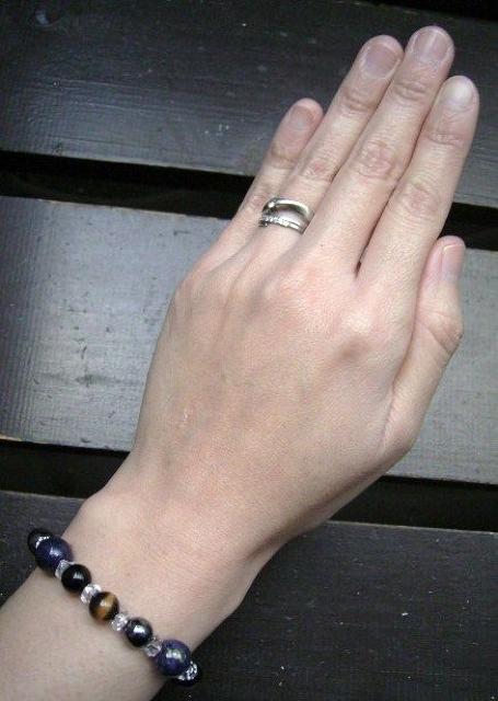 ラピスラズリxオニキスxタイガーアイxヘマタイトブレスレット < 女性アクセサリー/時計 ラピスラズリxオニキスxタイガーアイxヘマタイトブレスレット < 女性アクセサリー/時計の